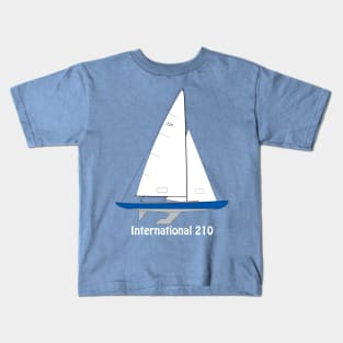 International 210 Sailboat Kids T-Shirt